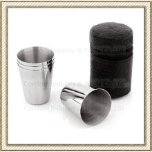 1-15oz aço inoxidável conjunto de copos whisky